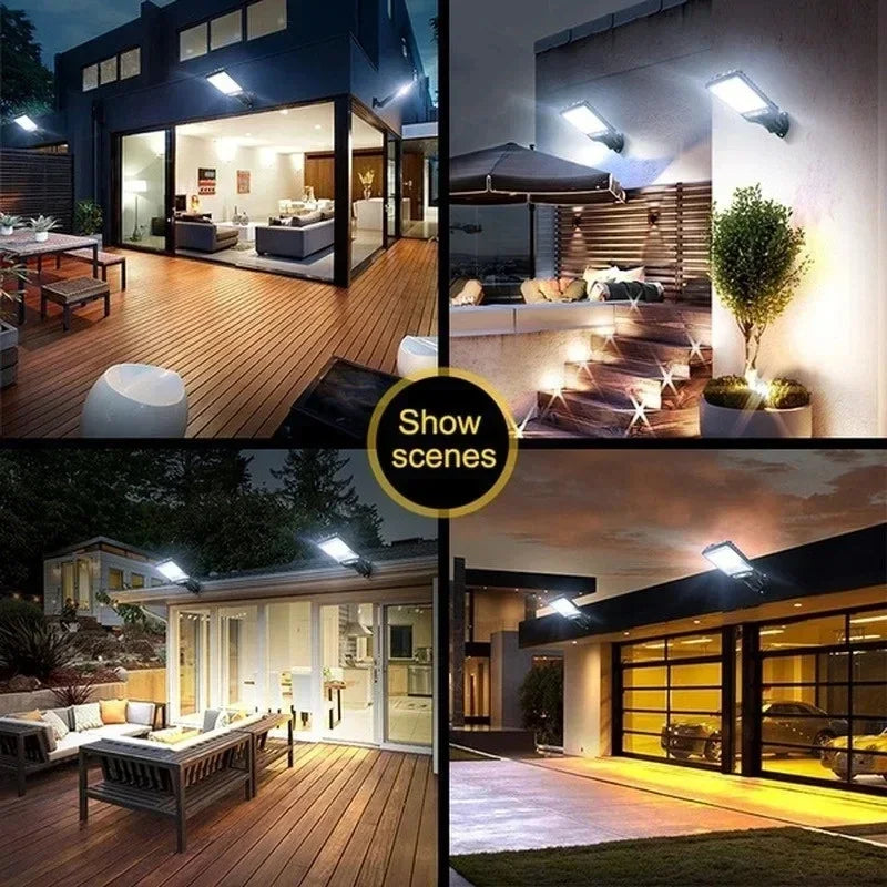 Outdoor Solar Wall Light - Motion Sensor Garden Lamp