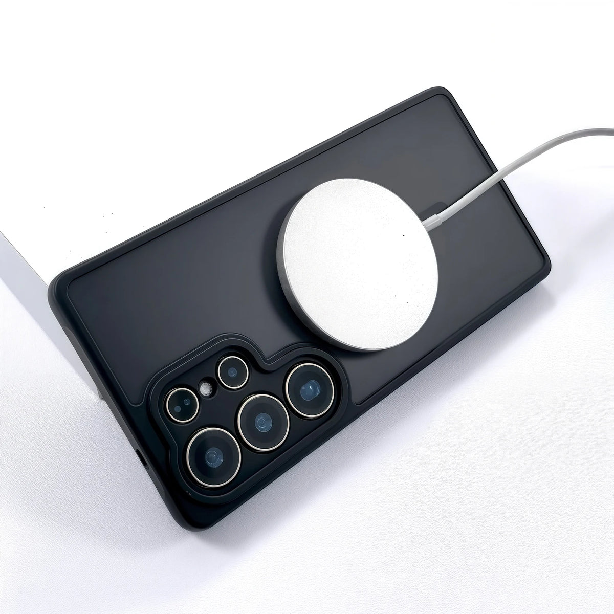 Samsung Galaxy Matte Case - Magsafe Charge Anti-Fingerprint Cover