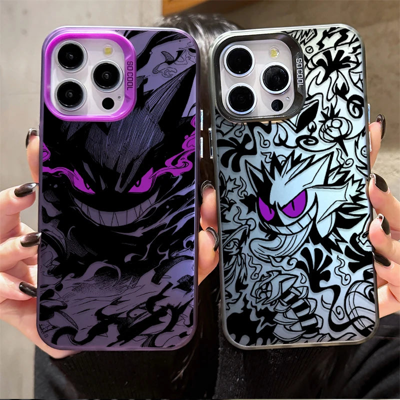 Gengar Phone Case - Prank Pokémon Plating Shockproof Cover