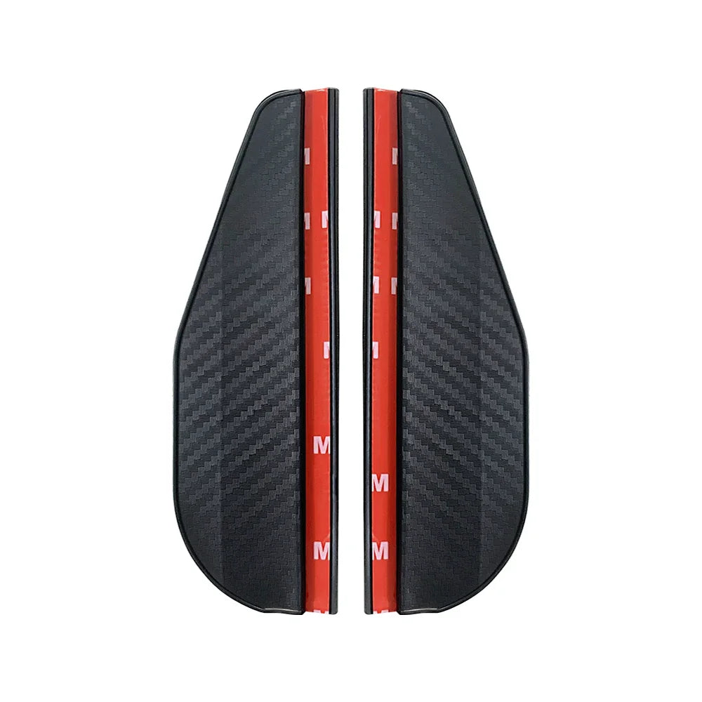 Car Rearview Mirror Rain Eyebrow - Carbon Fiber Sun Visor