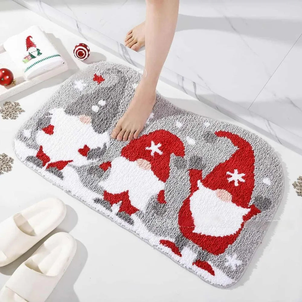 Christmas Plush Carpet - Non Slip Holiday Home Decor