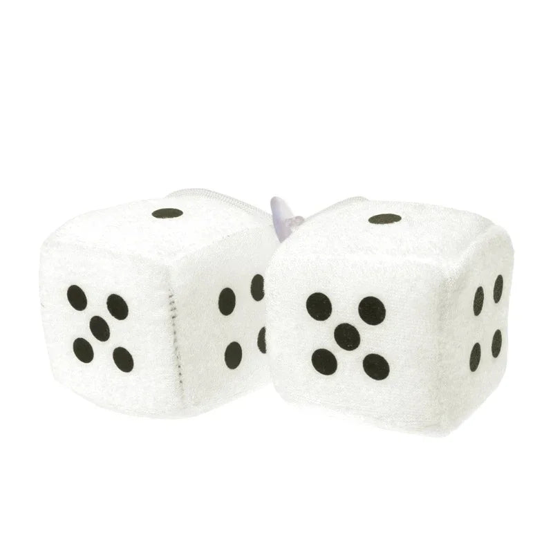 Fuzzy Dice For Car - Rear View Mirror Hanging Decoration