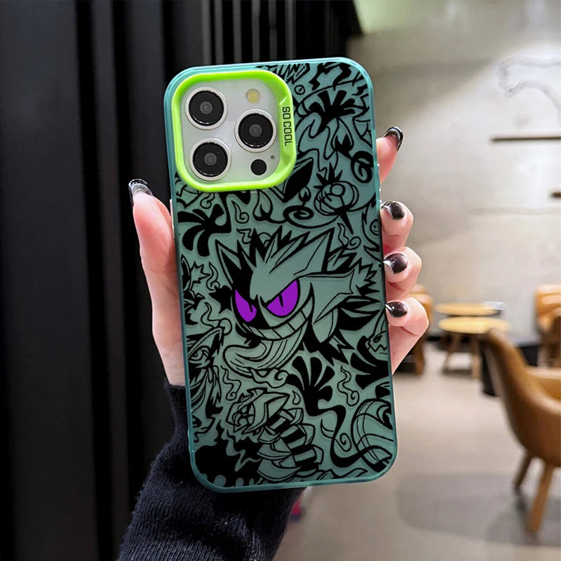 Gengar Phone Case - Prank Pokémon Plating Shockproof Cover
