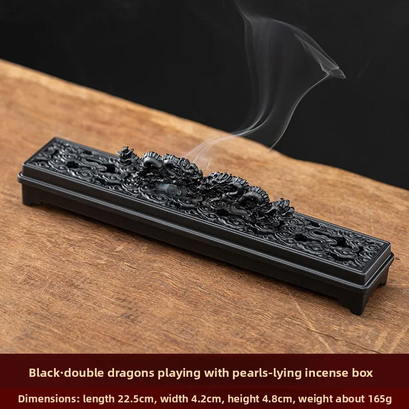 Vertical Incense Burner - Square Alloy Aromatherapy Holder