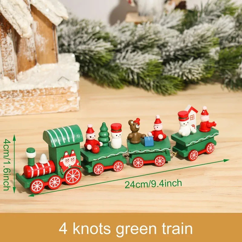 Christmas Train Decoration - Merry Xmas Ornament & Gift
