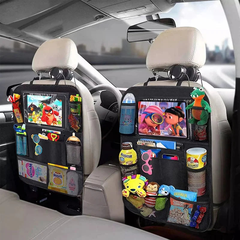Car Backseat Organizer - Tablet Holder & Seat Protector
