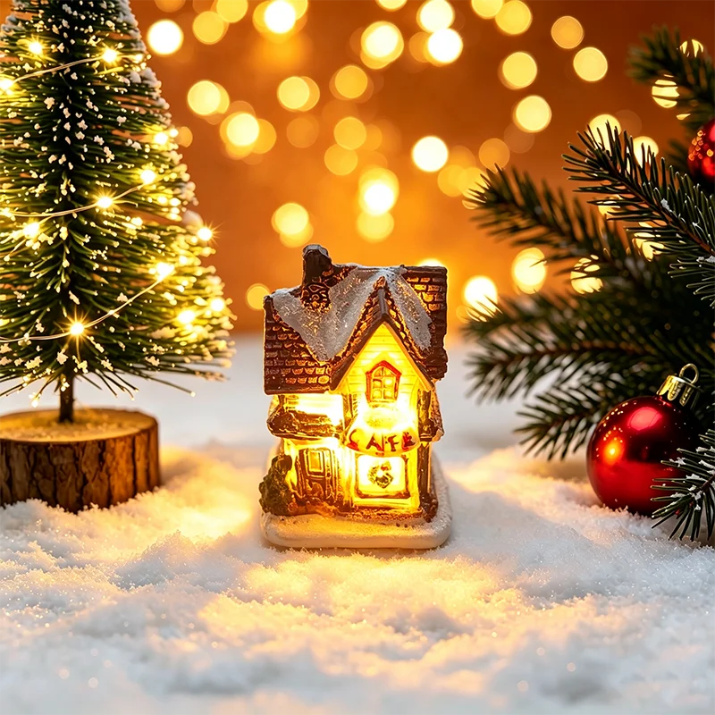 Christmas House Night Light - Kids Gift & Holiday Decor