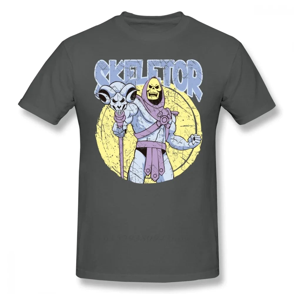 Skeletor T Shirt - Funny Graphic Short Sleeve Tee
