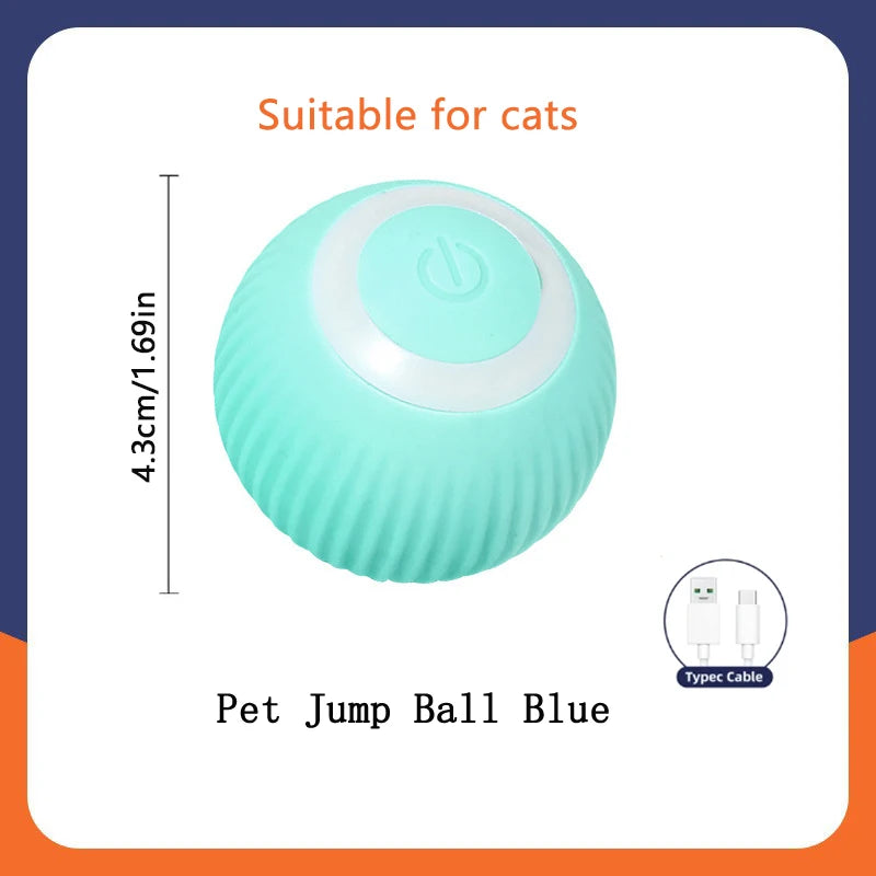Interactive Dog Toy Ball - USB Automatic Moving Bouncing Toy
