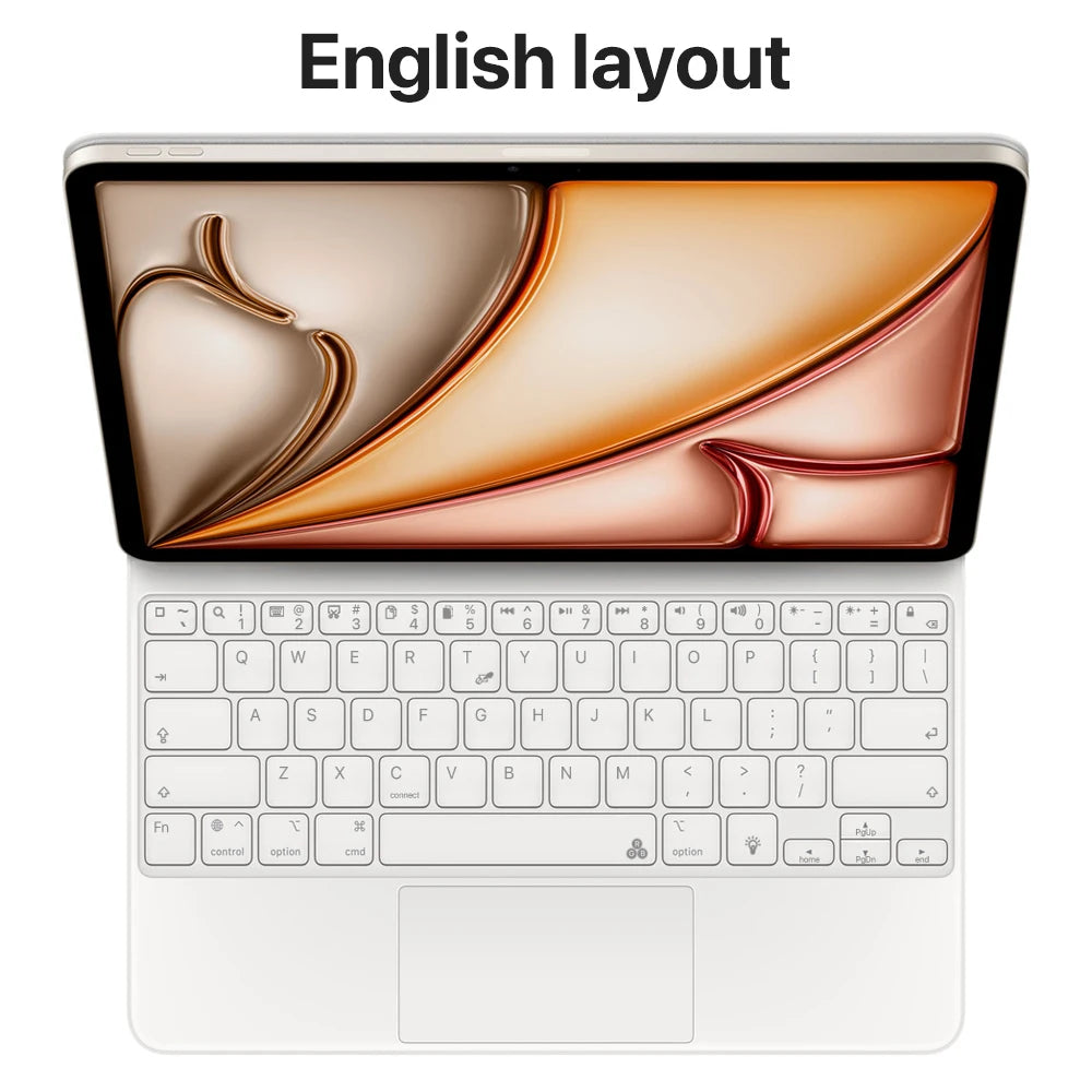iPad Magic Keyboard Case - Smart Magnetic Folio with Trackpad