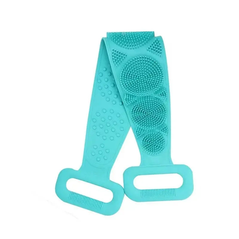 Silicone Back Scrubber - Exfoliating Massage Shower Belt