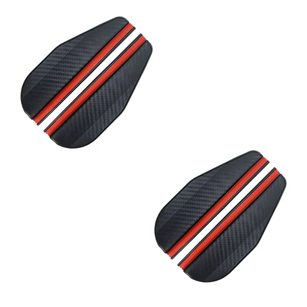 Car Rearview Mirror Rain Eyebrow - Carbon Fiber Sun Visor