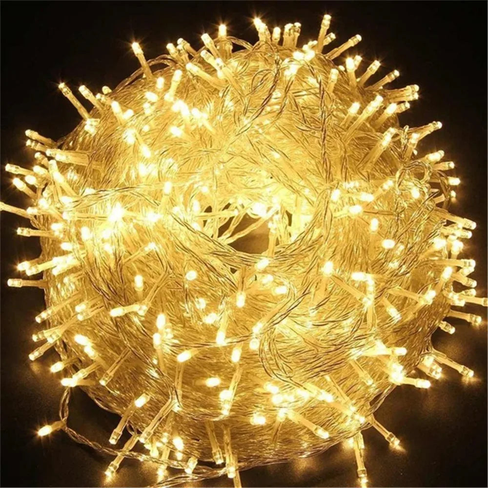 Christmas String Fairy Lights - 8 Modes LED Holiday Decor