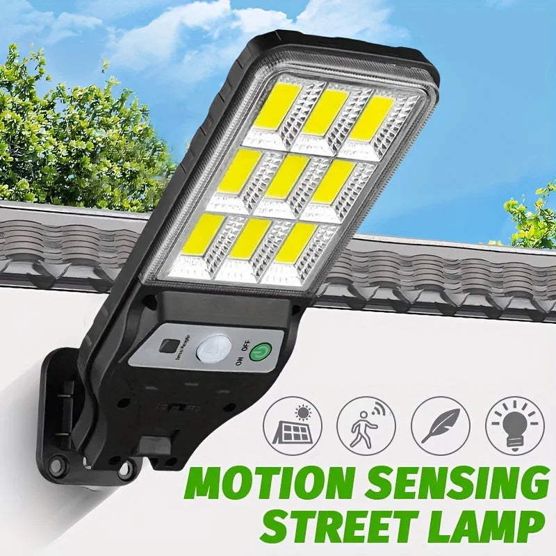 Outdoor Solar Wall Light - Motion Sensor Garden Lamp