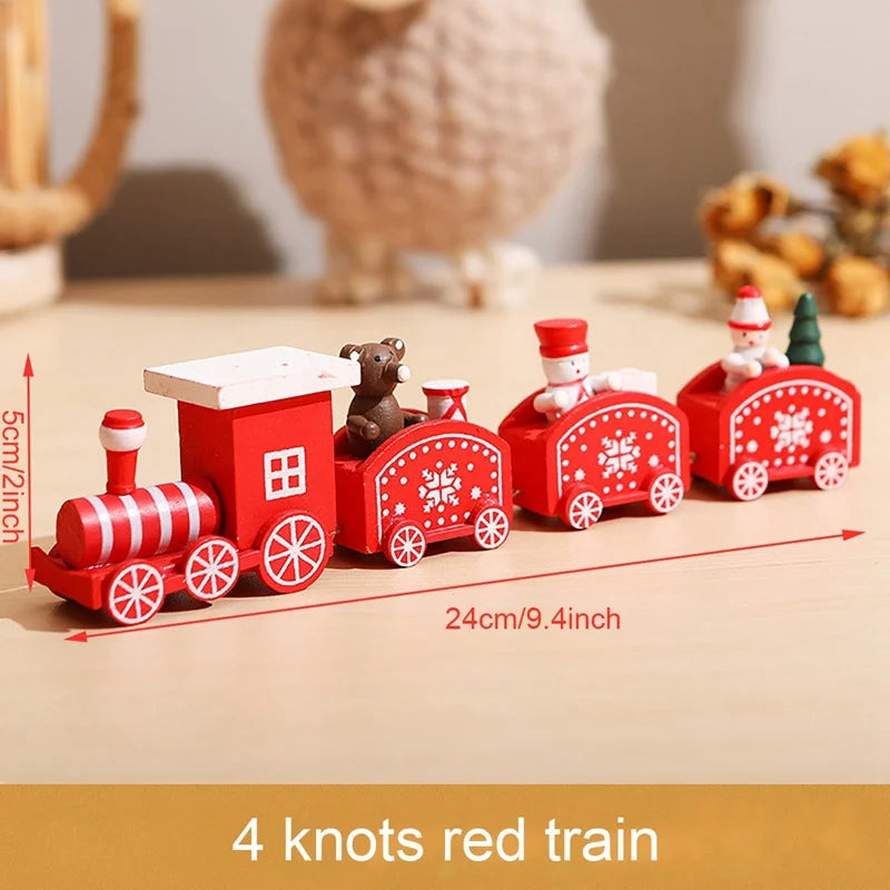 Christmas Train Decoration - Merry Xmas Ornament & Gift