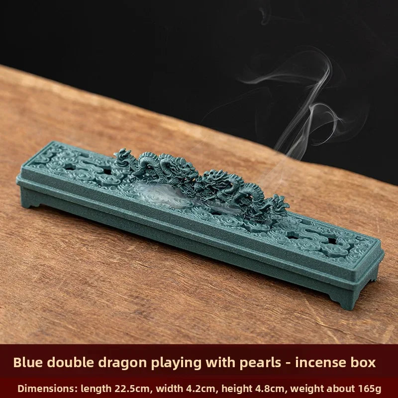 Vertical Incense Burner - Square Alloy Aromatherapy Holder