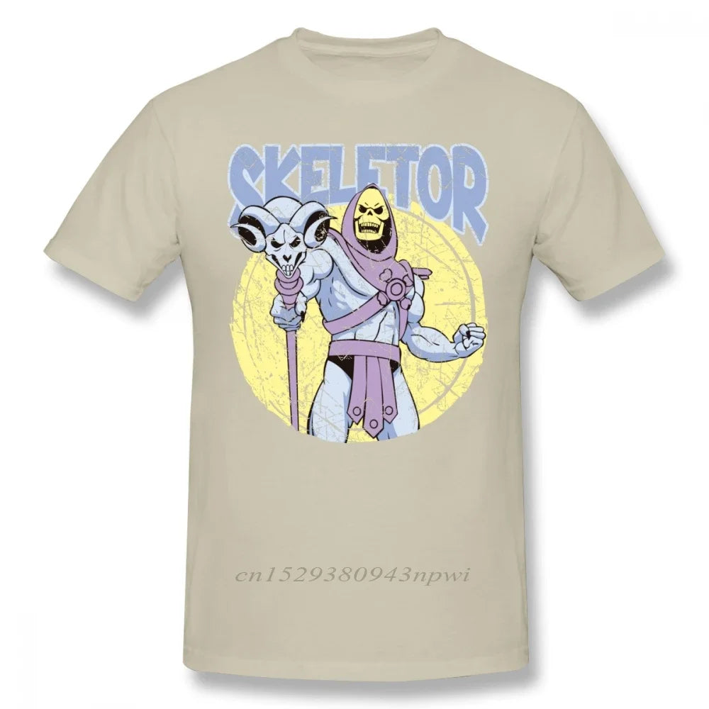 Skeletor T Shirt - Funny Graphic Short Sleeve Tee