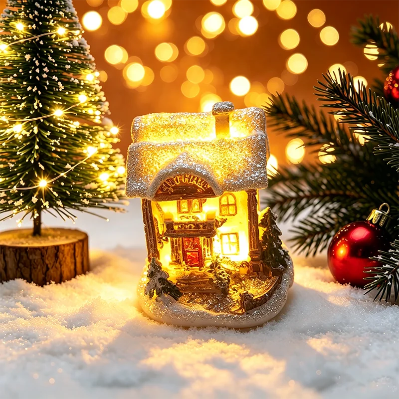 Christmas House Night Light - Kids Gift & Holiday Decor