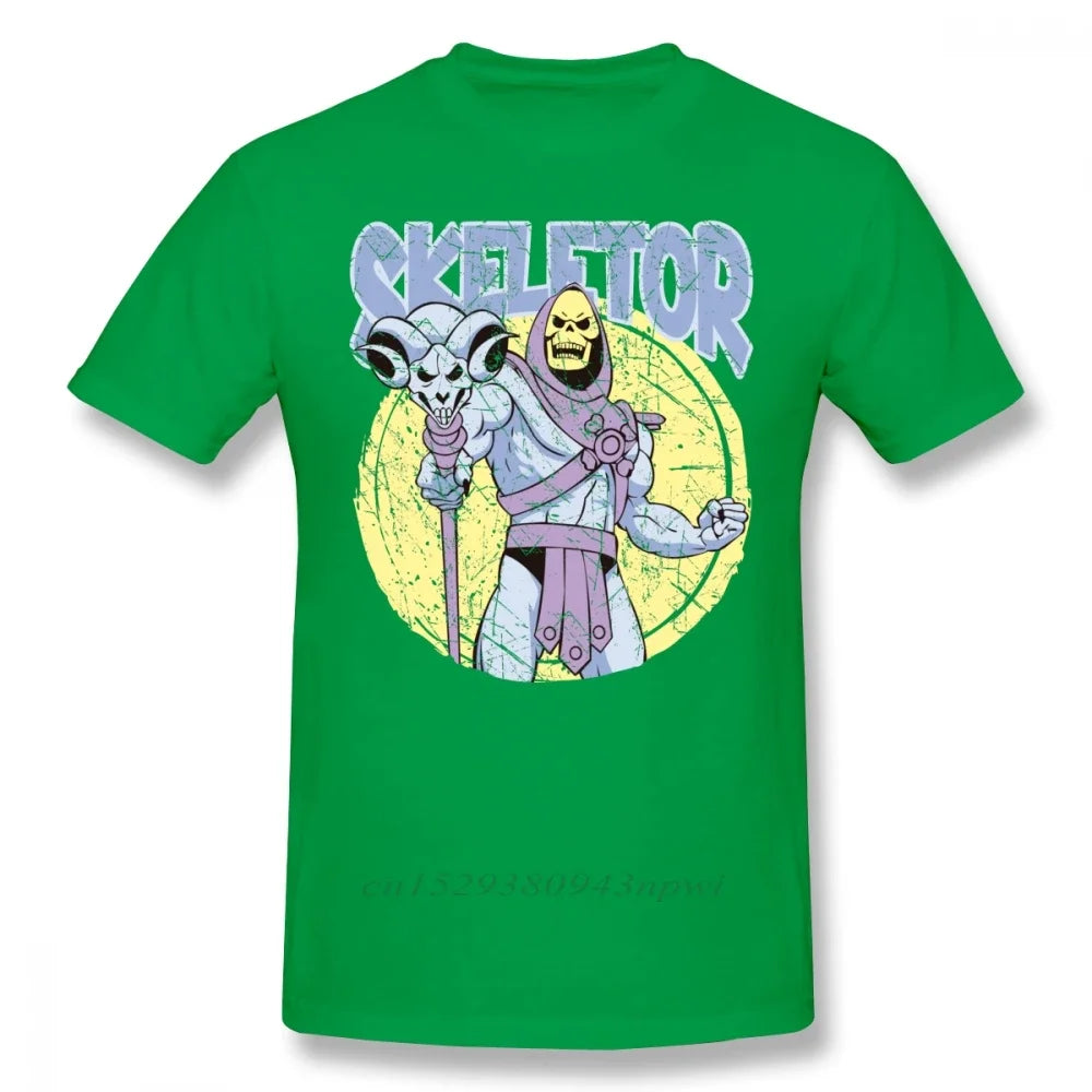 Skeletor T Shirt - Funny Graphic Short Sleeve Tee