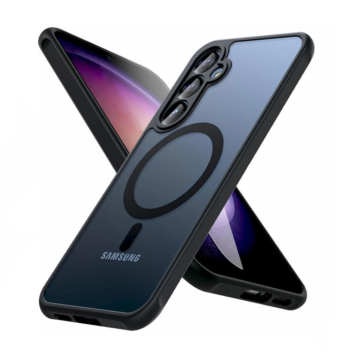 Samsung Galaxy Matte Case - Magsafe Charge Anti-Fingerprint Cover