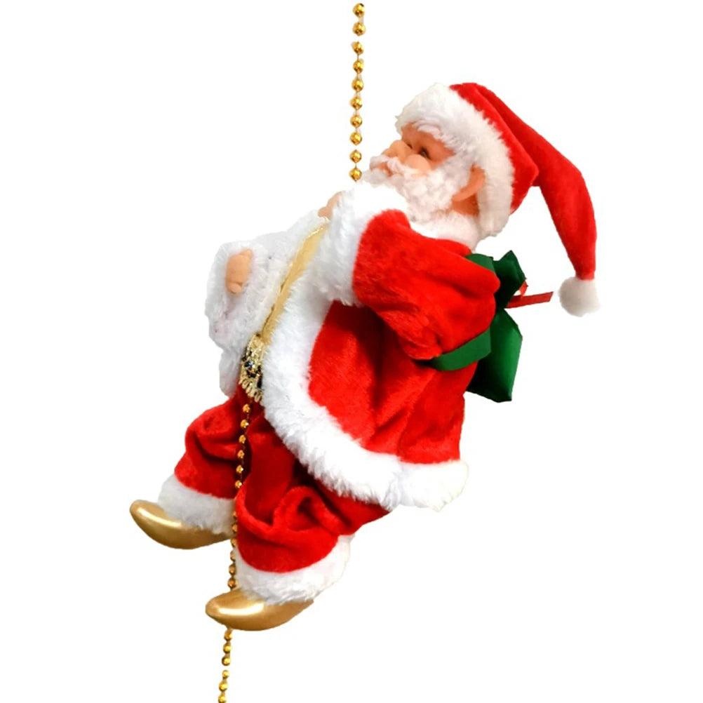 Electric Climbing Santa Claus - Rope Ladder Christmas Decor