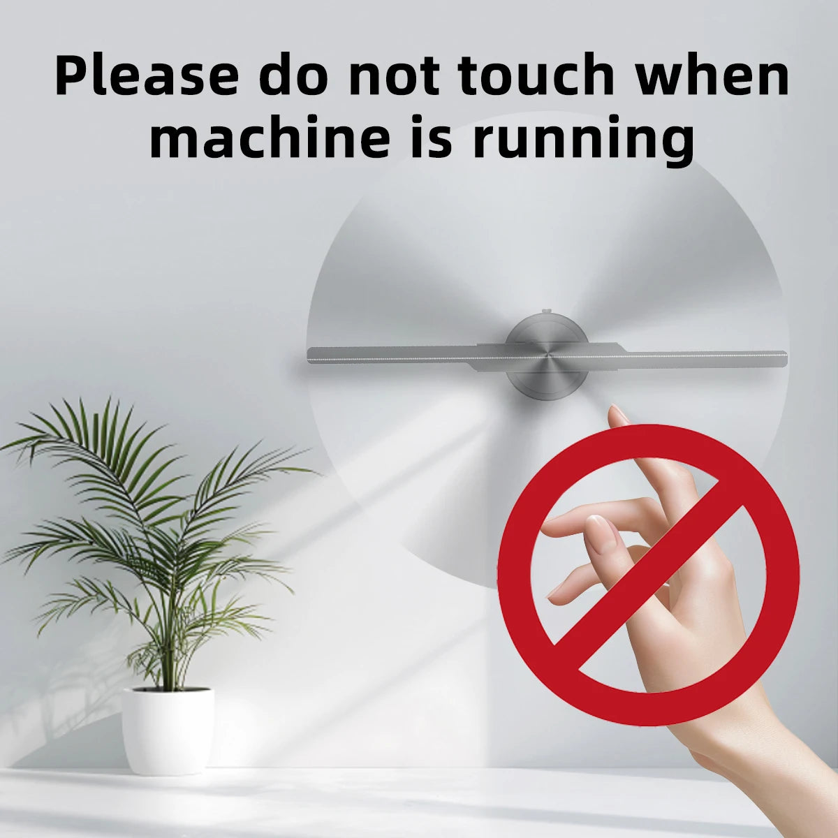3D Hologram Fan Projector - Dynamic LED Advertising Display