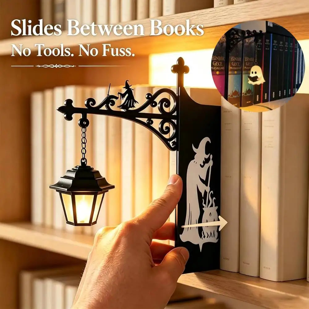 Bookshelf Insert Lamp - Miniature Library LED Night Light