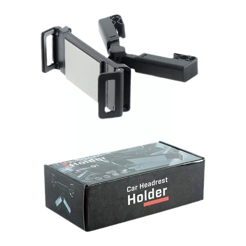 Car Headrest Tablet Mount - 360-Degree Rotating iPad Stand