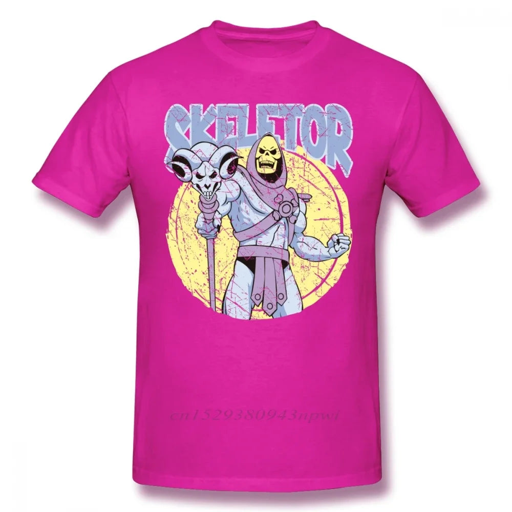 Skeletor T Shirt - Funny Graphic Short Sleeve Tee