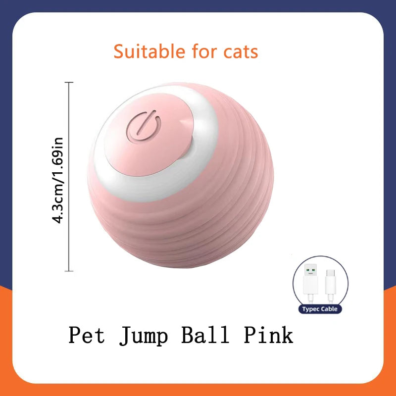 Interactive Dog Toy Ball - USB Automatic Moving Bouncing Toy