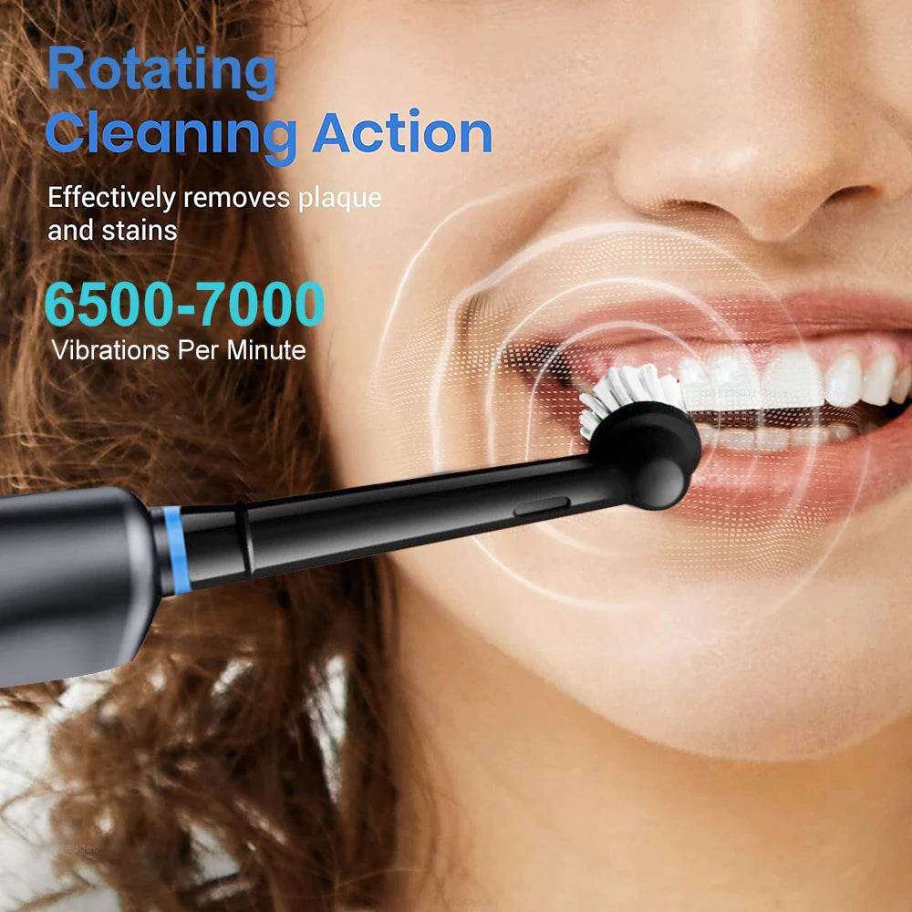 Electric Toothbrush - Rotary Rechargeable Adult Toothbrush Set