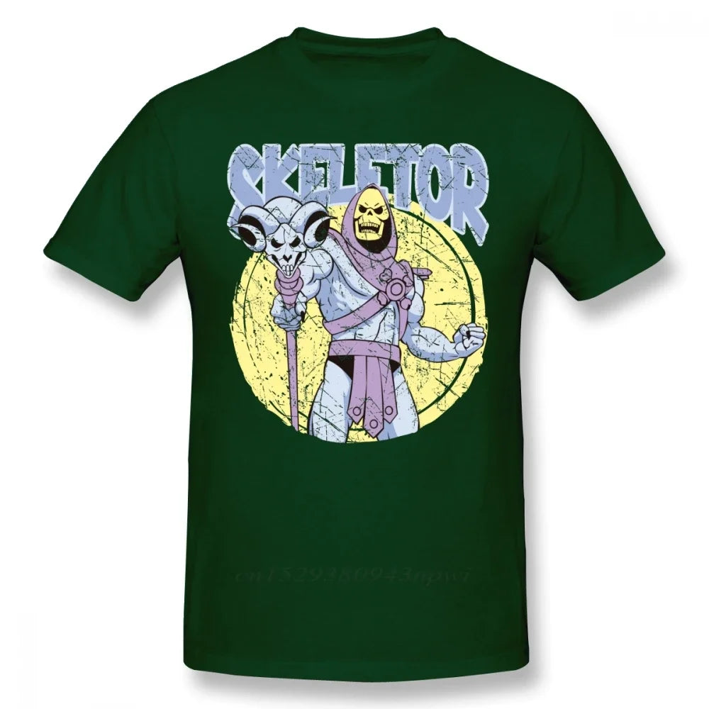 Skeletor T Shirt - Funny Graphic Short Sleeve Tee