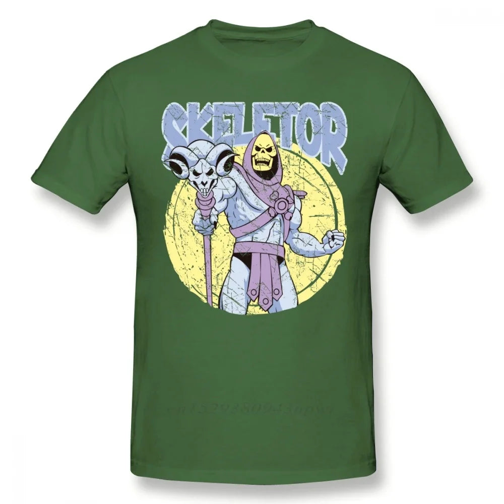 Skeletor T Shirt - Funny Graphic Short Sleeve Tee
