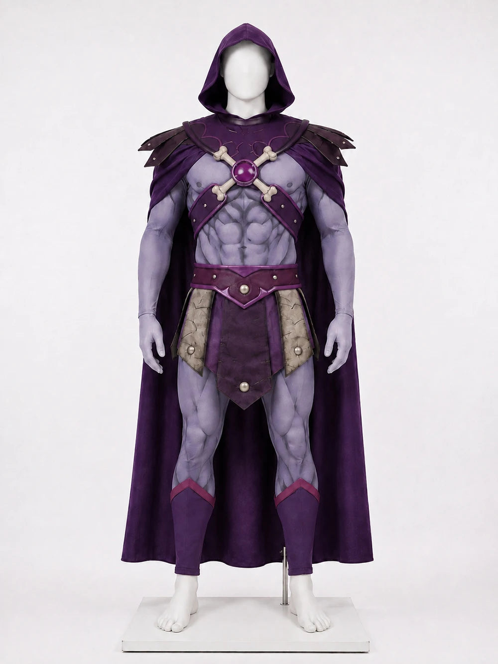 Masters of the Universe Costume - Skeletor Jumpsuit & Cloak