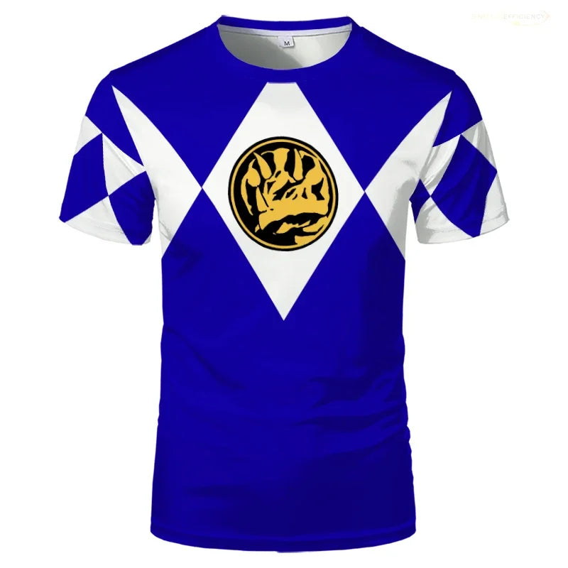 Mighty Morphin Sweater - Multi Color Ranger Holiday Pullover