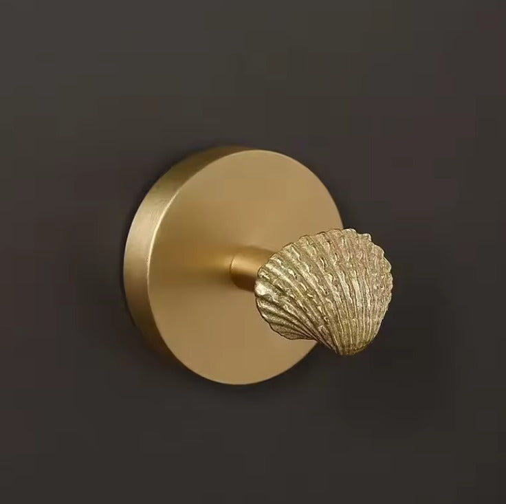 AeroBrass Botanical & Fauna Wall Mount | Solid Cast Brass Hook