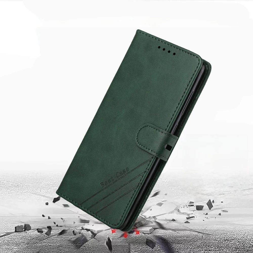 Premium Magnetic Flip Leather Case For Samsung Galaxy S26 S26FE S26Plus S26Ultra Plus Ultra Wallet Card Stand Slot Phone Cover