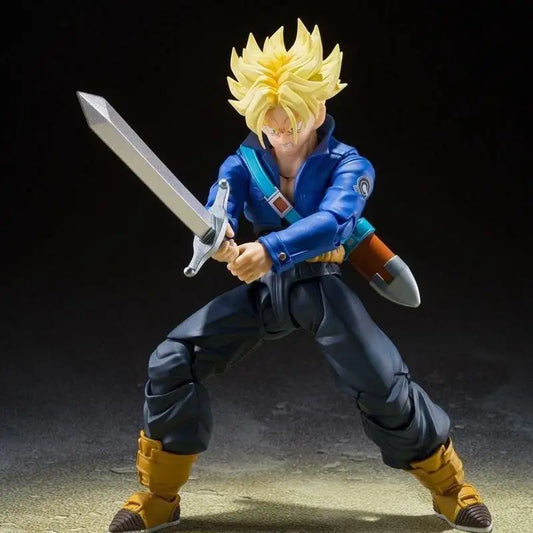 Dragon Ball Z  Super Saiyan Trunks with Broadsword & Alternate Head Sculpt - 15cm