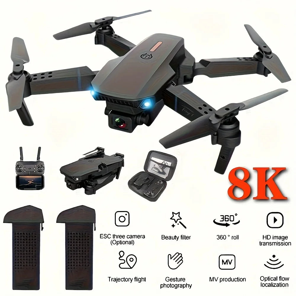 GHOST-88 TACTICAL RECON DRONE | Dual-Camera Optical Flow Quadcopter with Integrated Display Controller