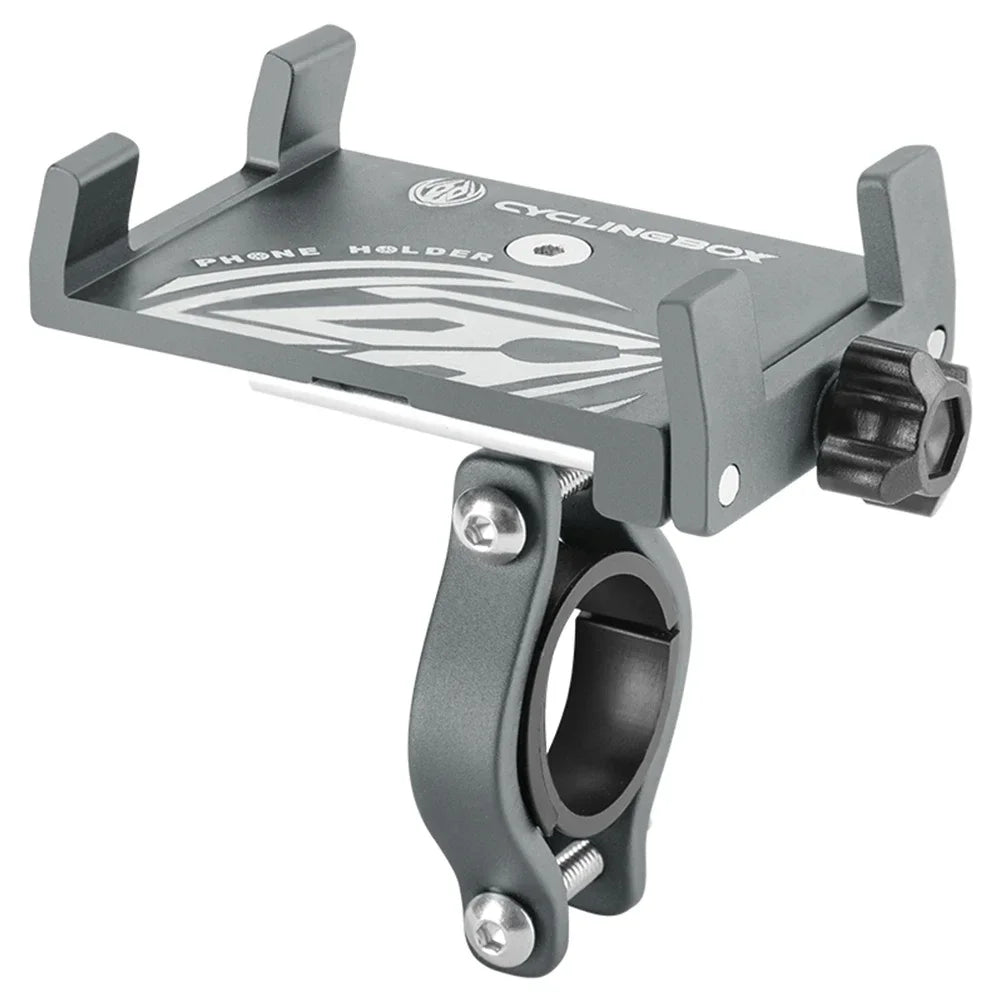Bicycle Phone Holder 360° Rotation Aluminum Alloy MTB Bike Phone GPS Bracket Scooter Motorcycle Handlebar Mount Cell Phone Stand