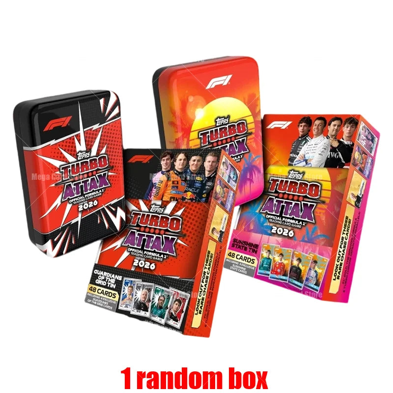 2026 Topps Turbo Attax Formula 1 Card Sealed Collection Set F1 Premium Holiday Birthday Gift for Adult Motorsport Collectors Men