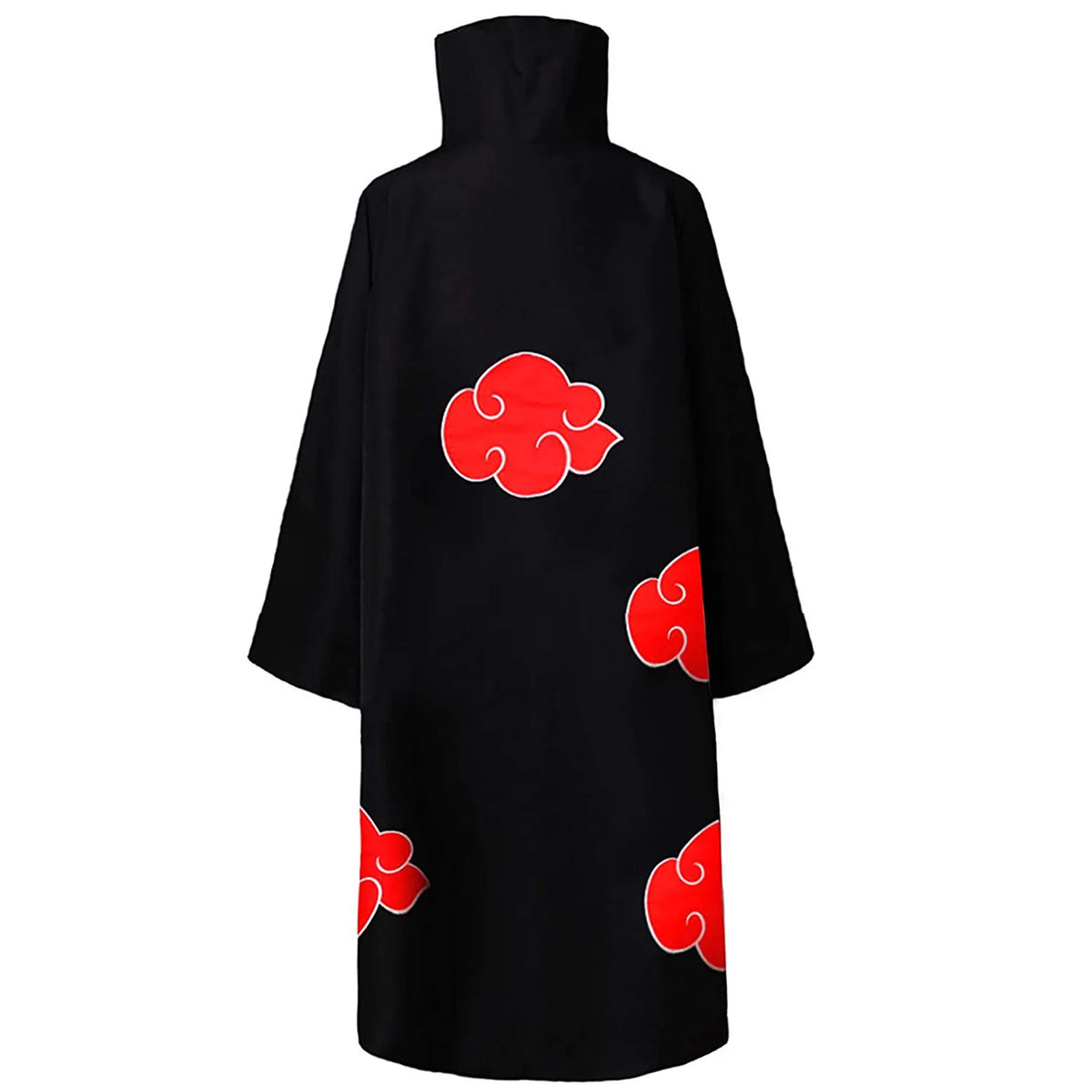 Akatsuki Uchiha Itachi Cloak for Adult Long Black Robe Capes Halloween Carnival Cosplay Costume with Accessories