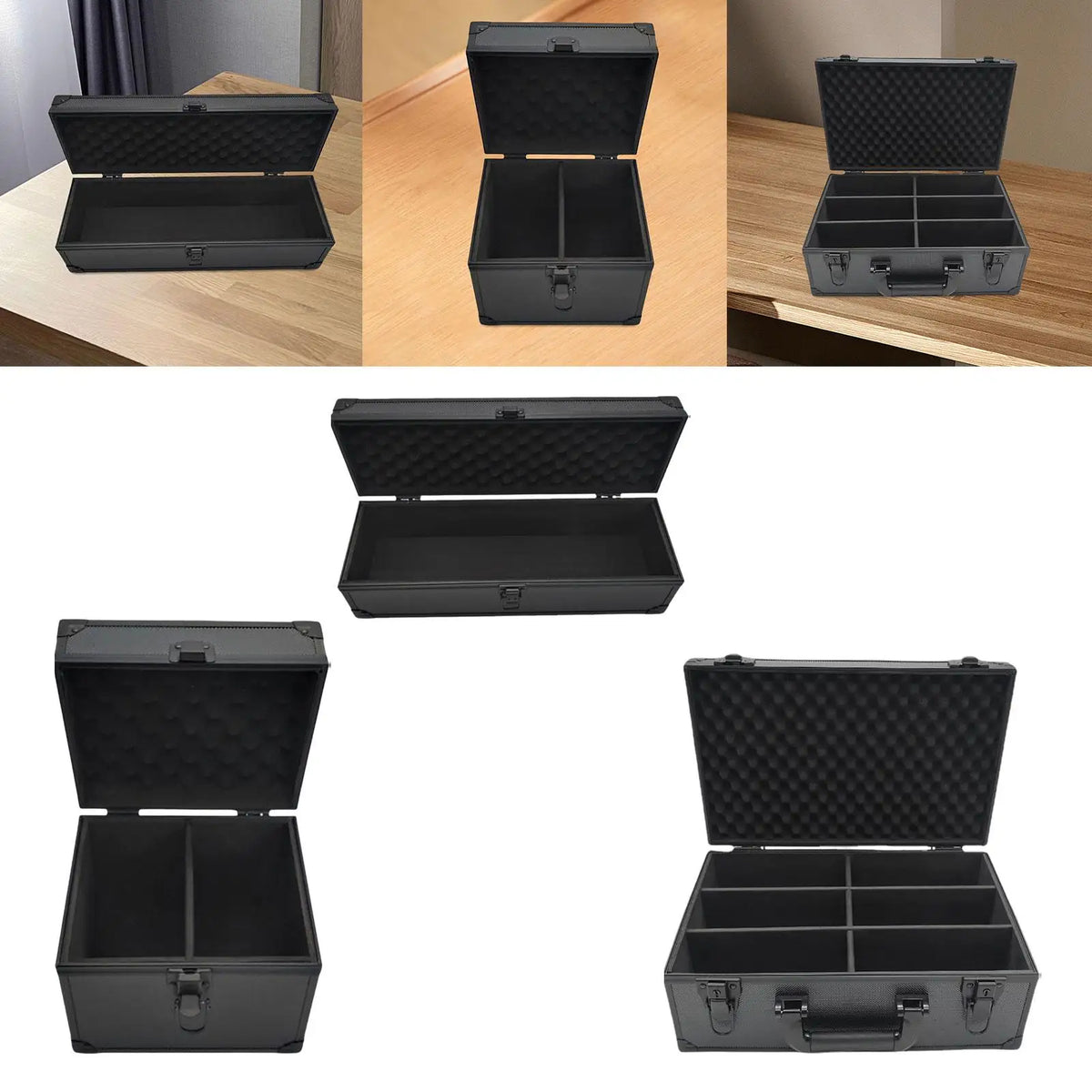 Trading Card Box Lockable Portable Waterproof Carrying Case for Gathering Sports
