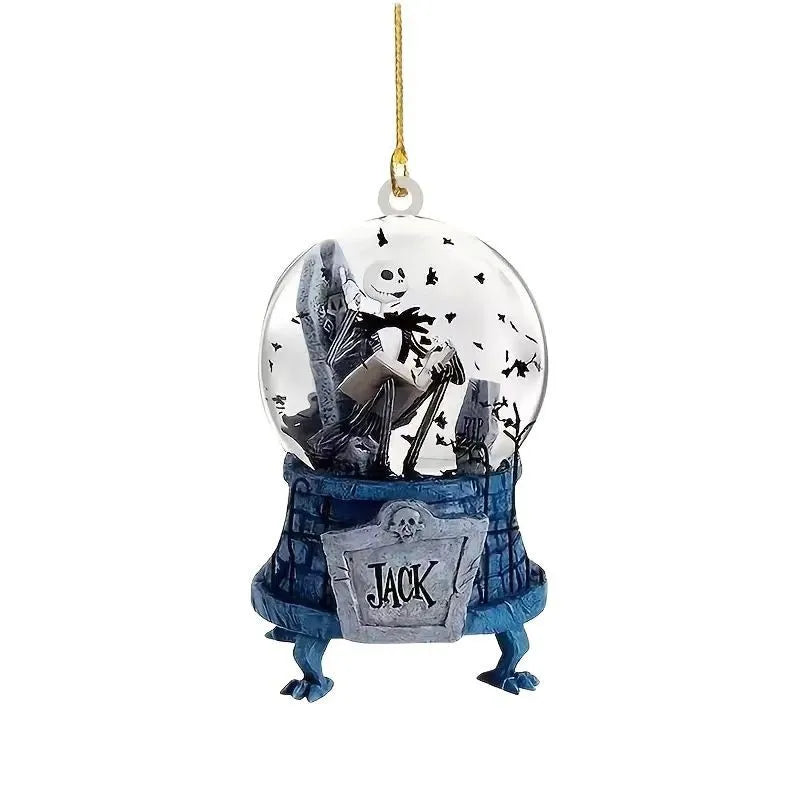 The Nightmare Before Christmas Sally Jack Christmas Tree Decoration Acrylic Hanging Pendant Toys All Saints' Day Decor Gift
