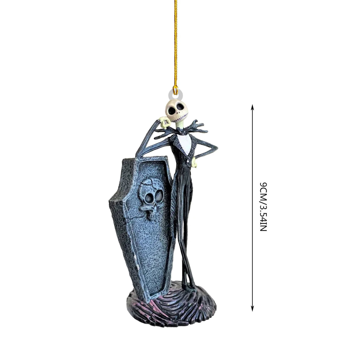 Nightmare Before Christmas Tree Ornament – Cute Cartoon Jack & Spooky Characters Hanging Pendant for Xmas Tree, Car & Holiday Decor
