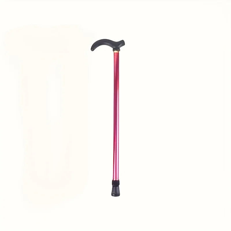 Two sections of reinforced mountaineering outdoor walking sticks, aluminum alloy ultra-light anti-slip