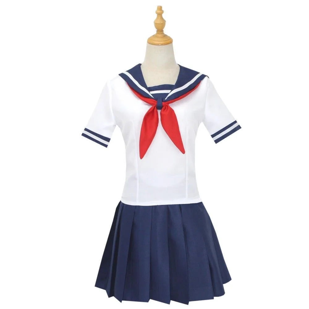 Ayano Aishi Cosplay  Ayano Aishi Jk Costume Synthetic Wig Anime Role Playing CostumesCostumes