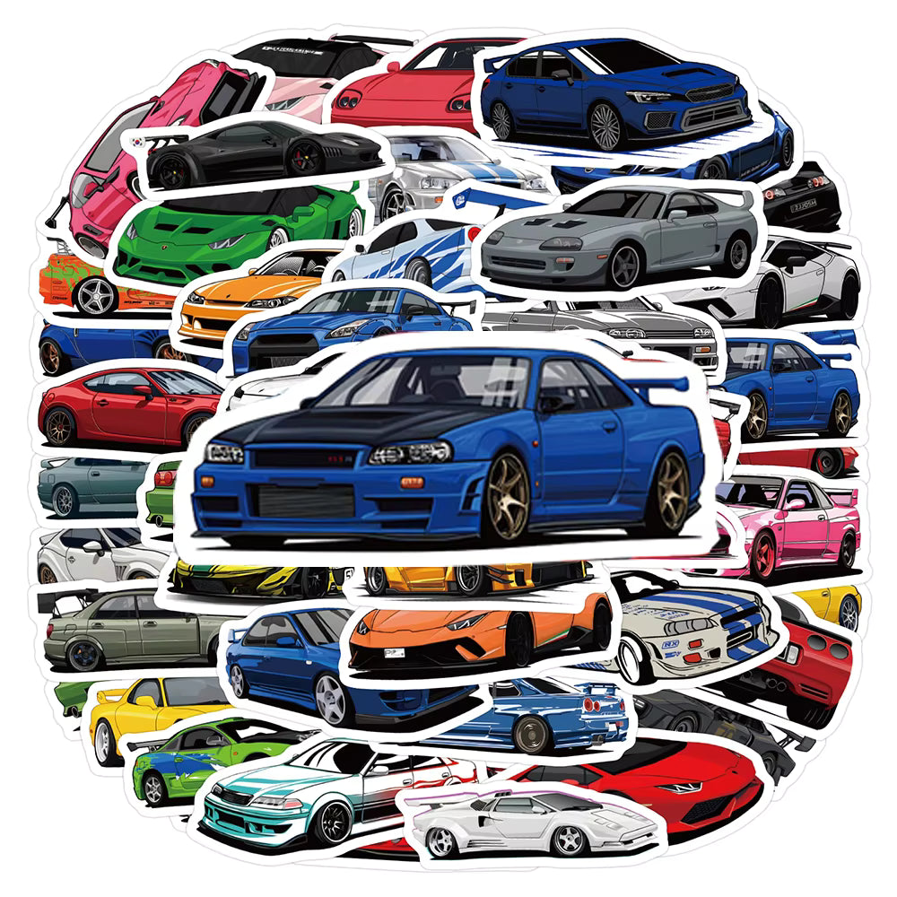 JDM Culture Vinyl Decal Set