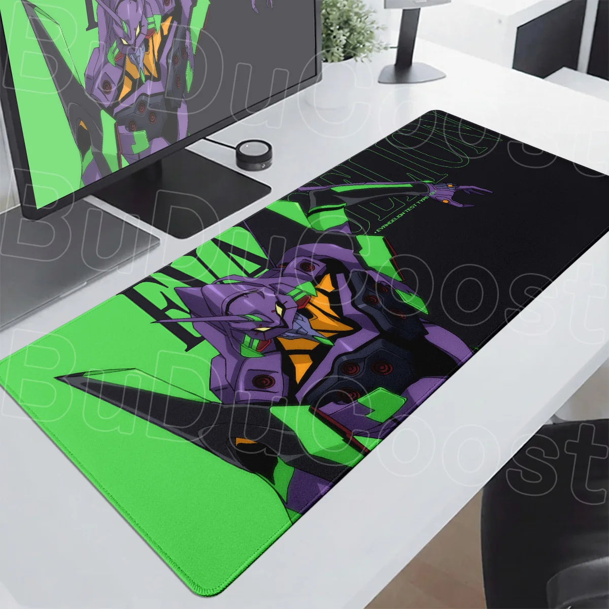 Anime E-Evangelions Mouse Pad 1000x500mm Speed Gamer Keyboard Mausepad Cool EVA-01 Non-slip Rubber Deskmat PC Gaming Accessories
