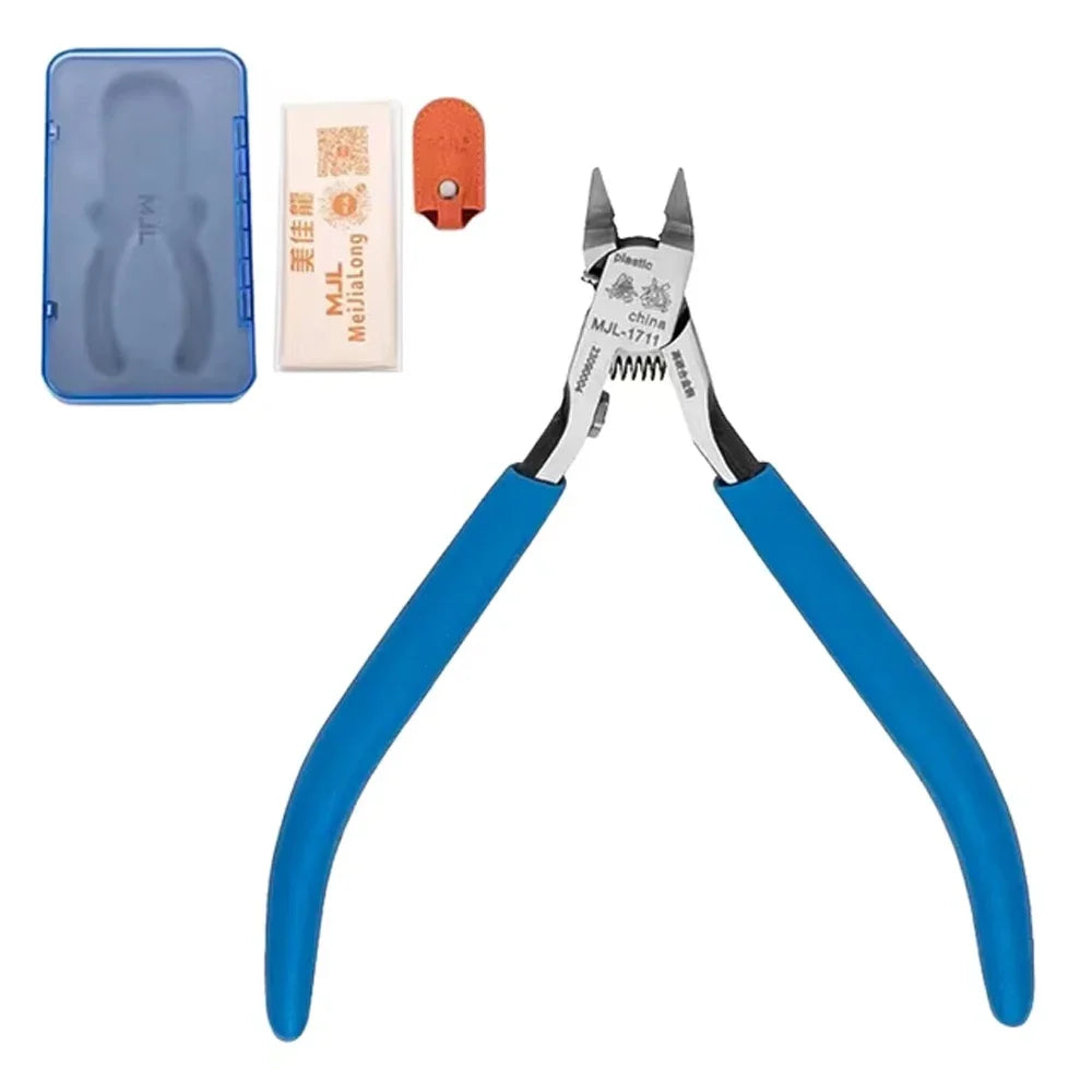 MJL M-1711 Ultra Thin Single Edged Nippers for Gundam Plastic Model Building Repairs and Fixes Ideal for Beginners